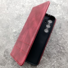 Чехол-книжка для телефона Samsung S24FE, Creative Case ver.2, цвет красный