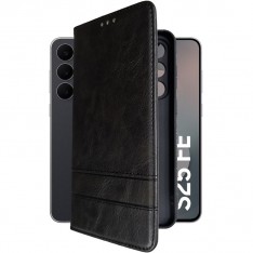 Чехол-книжка для телефона Samsung S25 FE, Creative Case ver.2, цвет черный