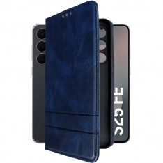 Чехол-книжка для телефона Samsung S25 FE, Creative Case ver.2, цвет синий