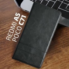 Чехол-книжка для телефона Xiaomi Redmi A5, Creative Case ver.2, цвет черный