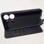 Чехол-книжка для телефона Xiaomi Redmi Note 13 4G, Creative Case ver.2, цвет черный