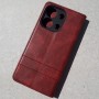 Чехол-книжка для телефона Xiaomi Redmi Note 13 4G, Creative Case ver.2, цвет бордо