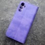 Чехол-книжка для телефона Samsung A34, Creative Case, цвет фиолетовый Чехол-книжка для телефона Samsung A34, Creative Case, цвет фиолетовый