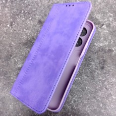 Чехол-книжка для телефона Xiaomi Redmi 15C, Creative Case, цвет фиолетовый