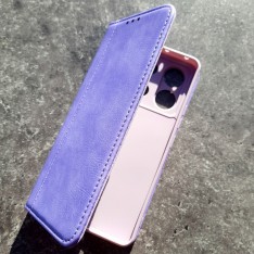 Чехол-книжка для телефона Xiaomi Redmi Note 13 Pro 5G / Poco X6 5G, Creative Case, цвет фиолетовый