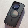 Чехол с поддержкой MagSafe для iPhone 13 Pro DFans M03 матово-тонированный черный
