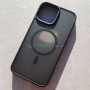 Чехол с поддержкой MagSafe для iPhone 13 Pro Max DFans M03 матово-тонированный черный