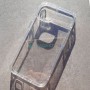 Прозрачный чехол с силиконовыми гранями для iPhone 14 DFans M02