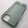 Матовый чехол с силиконовыми гранями для iPhone 14 DFans M02 зеленый Матовый чехол с силиконовыми гранями для iPhone 14 DFans M02 зеленый