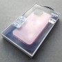 Матовый чехол с силиконовыми гранями для iPhone 14 DFans M02 розовый