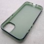 Матовый чехол с силиконовыми гранями для iPhone 14 Plus DFans M02 зеленый Матовый чехол с силиконовыми гранями для iPhone 14 Plus DFans M02 зеленый