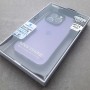 Матовый чехол с силиконовыми гранями для iPhone 14 Pro DFans M02 фиолетовый