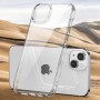 Прозрачный чехол с силиконовыми гранями для iPhone 14 DFans M02