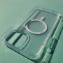 Чехол с поддержкой MagSafe для iPhone 13 Pro Max DFans M01 прозрачно-матовый