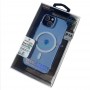 Чехол с поддержкой MagSafe для iPhone 14 DFans M01 прозрачно-синий