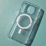 Чехол с поддержкой MagSafe для iPhone 14 DFans M01 прозрачно-матовый