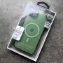 Чехол с поддержкой MagSafe для iPhone 14 Plus DFans M01 зеленый матовый