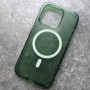 Чехол с поддержкой MagSafe для iPhone 14 Pro DFans M01 зеленый