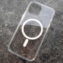Чехол с поддержкой MagSafe для iPhone 15 DFans M01 прозрачный