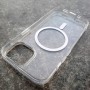 Чехол с поддержкой MagSafe для iPhone 15 DFans M01 прозрачный