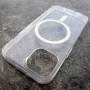 Чехол с поддержкой MagSafe для iPhone 15 DFans M01 прозрачный