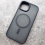 Чехол с поддержкой MagSafe для iPhone 15 DFans M03 матово-тонированный черный