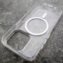Чехол с поддержкой MagSafe для iPhone 15 Pro DFans M01 прозрачный