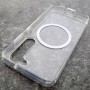 Чехол с поддержкой MagSafe для Samsung S23 DFans M01 прозрачный Чехол с поддержкой MagSafe для Samsung S23 DFans M01 прозрачный