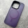 Чехол с поддержкой MagSafe для iPhone 15 Pro DFans M03 матово-фиолетовый