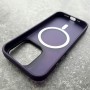 Чехол с поддержкой MagSafe для iPhone 15 Pro DFans M03 матово-фиолетовый