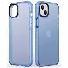 Армированный чехол для iPhone 14 Dfans M04, голубой