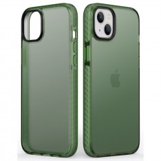Армированный чехол для iPhone 14 Dfans M04, зеленый