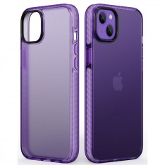 Армированный чехол для iPhone 14 Dfans M04, фиолетовый