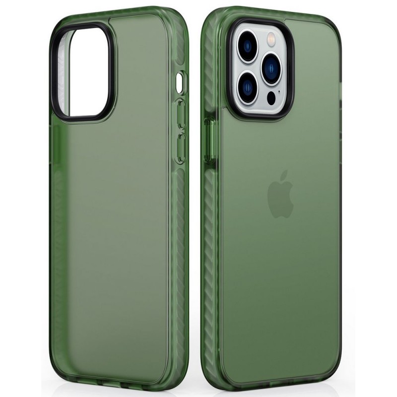 Армированный чехол для iPhone 14 Pro Max Dfans M04, зеленый Армированный чехол для iPhone 14 Pro Max Dfans M04, зеленый