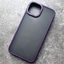 Чехол с защитой камеры для iPhone 13 DFans M05 фиолетовый