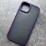 Чехол с защитой камеры для iPhone 14 DFans M05 фиолетовый