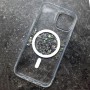 Чехол с блестками MagSafe для iPhone 13 DFans M07