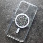 Чехол с блестками MagSafe для iPhone 14 DFans M07