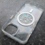 Чехол с блестками MagSafe для iPhone 14 DFans M07