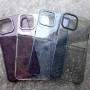 Чехол для iPhone 14 Pro Max, DFans M09, прозрачно-фиолетовый