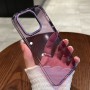 Чехол для iPhone 14 Pro Max, DFans M09, прозрачно-фиолетовый