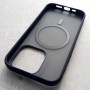 Чехол с MagSafe для iPhone 14 Pro, Dier Colour черный