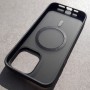 Чехол с MagSafe для iPhone 15 Pro Max, Dier Colour серый