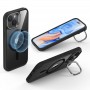 Чехол для iPhone 15 ESR Classic Gibride Case с подставкой, прозрачный с черным Чехол для iPhone 15 ESR Classic Gibride Case с подставкой, прозрачный с черным