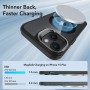 Чехол для iPhone 15 Plus ESR Classic Hybrid Case with Stash Stand, MagSafe, прозрачный с черным Чехол для iPhone 15 Plus ESR Classic Hybrid Case with Stash Stand, MagSafe, прозрачный с черным