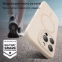 Чехол MagSafe для iPhone 15 pro ESR Cloud Soft Case, бежевый