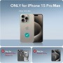 Чехол MagSafe для iPhone 15 Pro Max ESR Air Armor Clear Case Clear Dark Blue