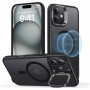 Чехол для iPhone 16 ESR Classic Hybrid Case with Stash Stand, MagSafe, матовый с черный Чехол для iPhone 16 ESR Classic Hybrid Case with Stash Stand, MagSafe, матовый с черный