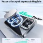 Чехол для iPhone 16 Pro ESR Classic Hybrid Case with Stash Stand, MagSafe, Clear Gray (прозрачно-серый)