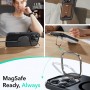 Чехол для iPhone 16 Pro ESR Classic Hybrid Case with Stash Stand, MagSafe, матовый с черный